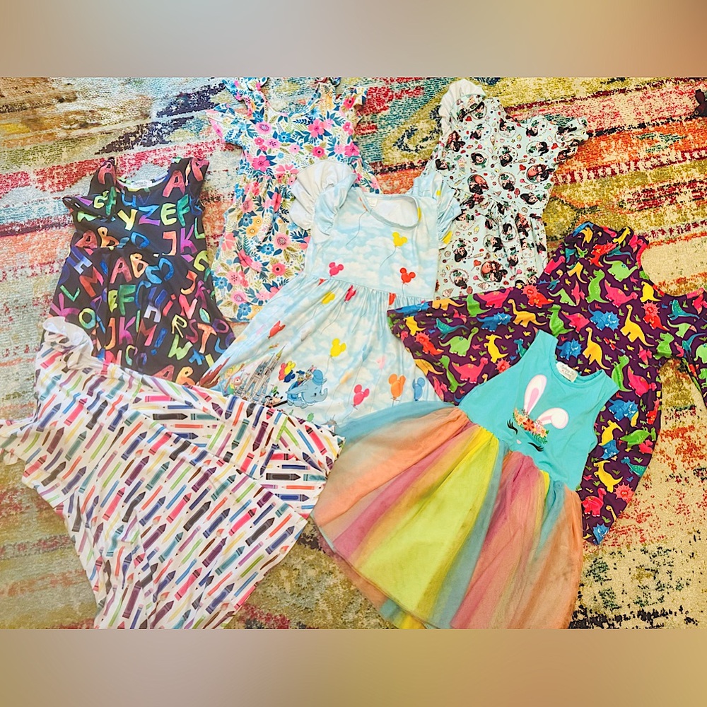 Lot of girls dresses